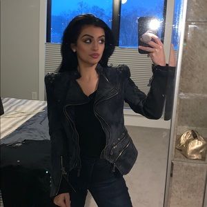 Shalang black jacket with adorable details